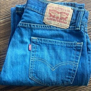 Levi's Classic Straight Jeans in Denim Blue